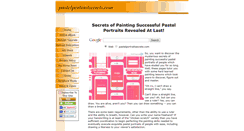 Desktop Screenshot of pastelportraitsecrets.com